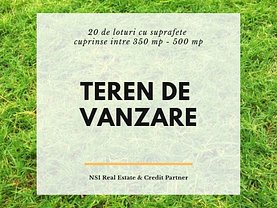 Teren constructii de vânzare, în Tunari