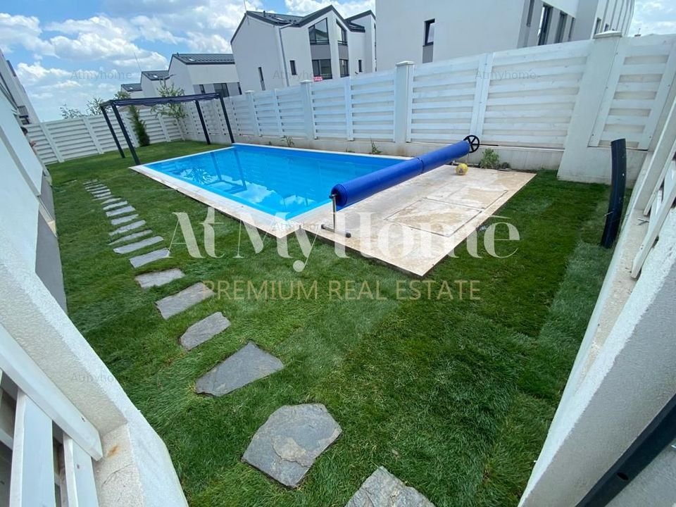 VILA NOUA MOBILATA 5 CAMERE/GRADINA CU PISCINA PROPRIE/PIPERA