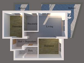 Apartament de vânzare 3 camere în Cluj-Napoca, Zorilor