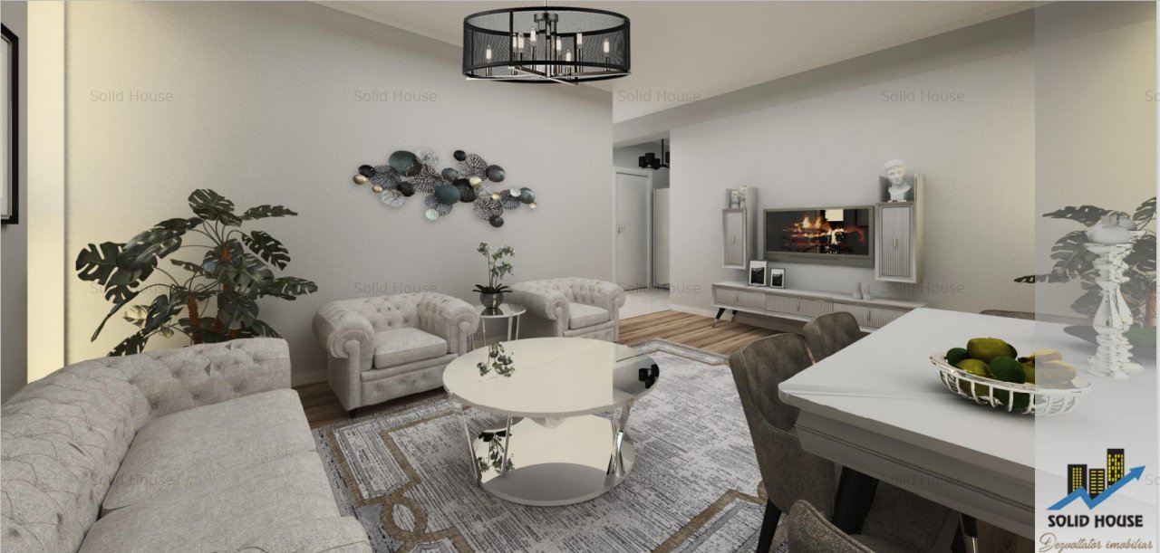 3 camere Lux cu Terasa 150mp La Lac-Solid Residence Mamaia - Proiect Finalizat ! - imaginea 0 + 1