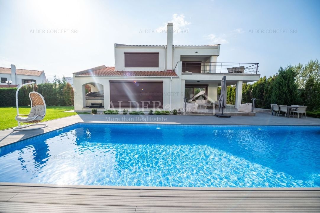 VILA IMPECABILA, MOBILATA, PISCINA, ARENA REGIA, LANGA MARE