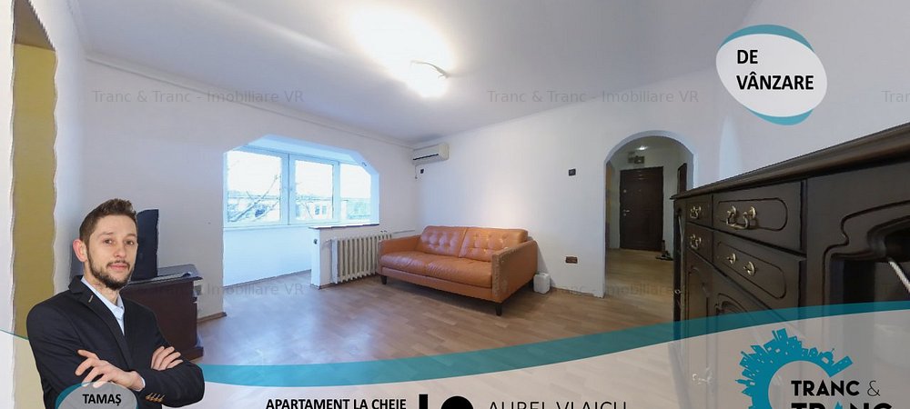 PRET REDUS: Apartament la cheie cu 2 camere in Vlaicu - imaginea 0 + 1