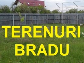 Teren constructii de vânzare, în Bradu