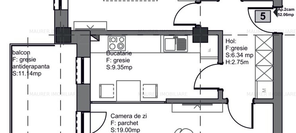 Apartament 2 camere de vanzare in bloc nou, Avantgarden3 Brasov - imaginea 0 + 1