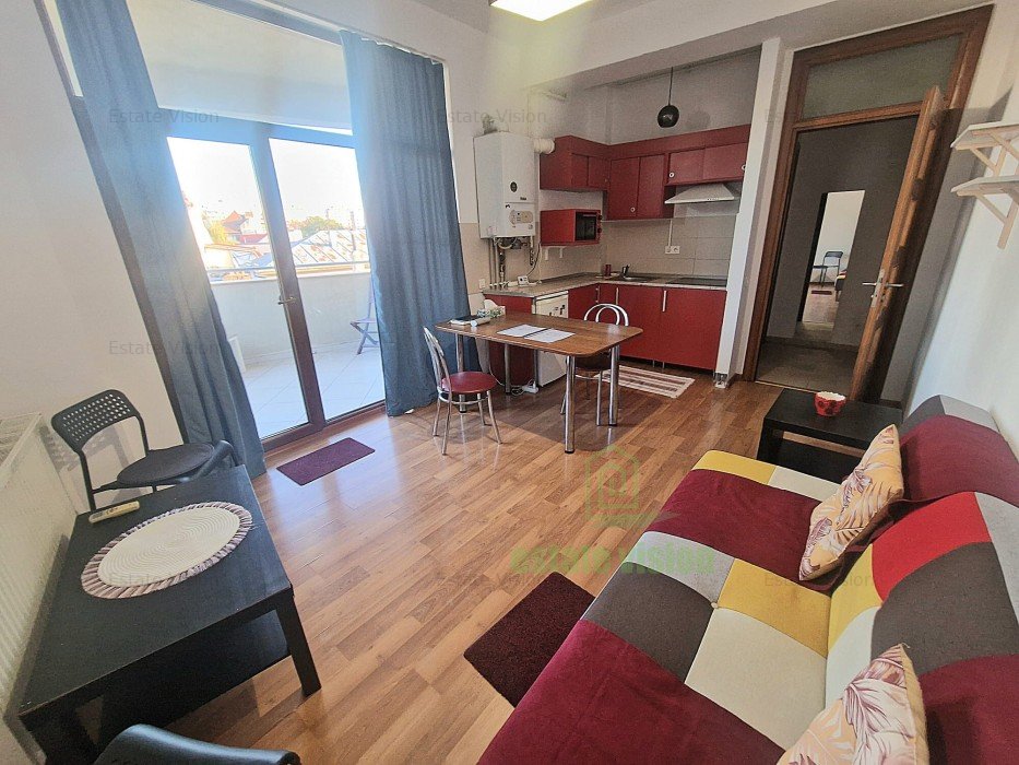 Apartament 2 camere cu terasa, mobilat si utilat complet
