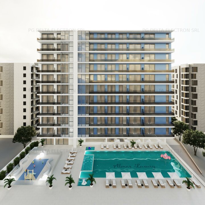 STUDIO VEDERE LA PISCINA-LATERALA CATRE MARE-MAMAIA NORD-ALMAR LUXURY RESIDENCE