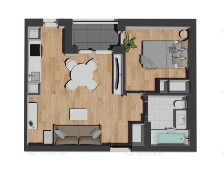 Apartament 2 camere str Razoare VIVO Comision 0% - imaginea 2