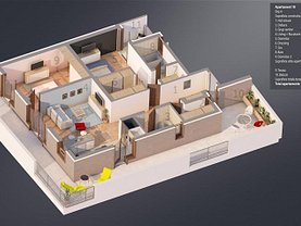 Apartament de închiriat 3 camere, în Bucuresti, zona Drumul Taberei