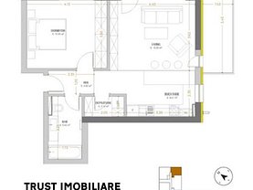 Apartament de vânzare 2 camere, în Braşov, zona Calea Bucureşti