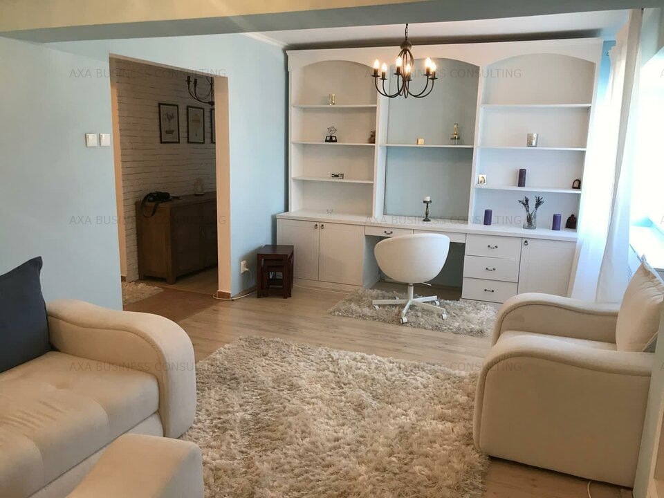 Inchiriere 3 camere Ultracentral- Romana,vedere spate, mobilat/utilat,bloc/80