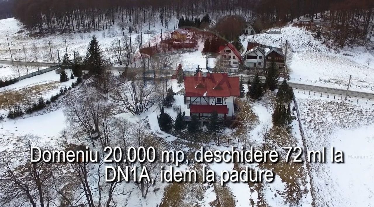 Vila moderna vanzare in Cheia Prahova la munte si 20000 mp teren - imaginea 4