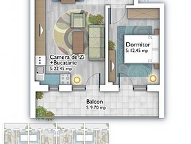 Apartament de vânzare 2 camere, în Bucuresti, zona Theodor Pallady