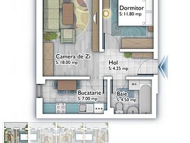 Apartament de vânzare 2 camere, în Bucuresti, zona Theodor Pallady