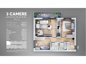 Apartament de vânzare 3 camere, în Bucureşti, zona Theodor Pallady