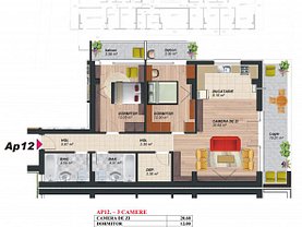 Apartament de vânzare 3 camere, în Bucureşti, zona Brâncoveanu