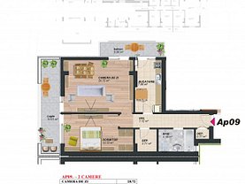 Apartament de vânzare 2 camere, în Bucureşti, zona Brâncoveanu