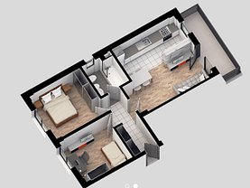 Apartament de vânzare 2 camere în Iasi, Tatarasi