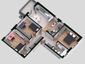 Apartament de vânzare 4 camere în Iasi, Tatarasi