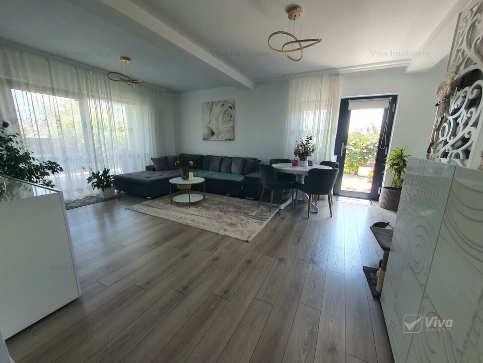 Casa plan parter, mobilata si utilata + 1500 mp teren