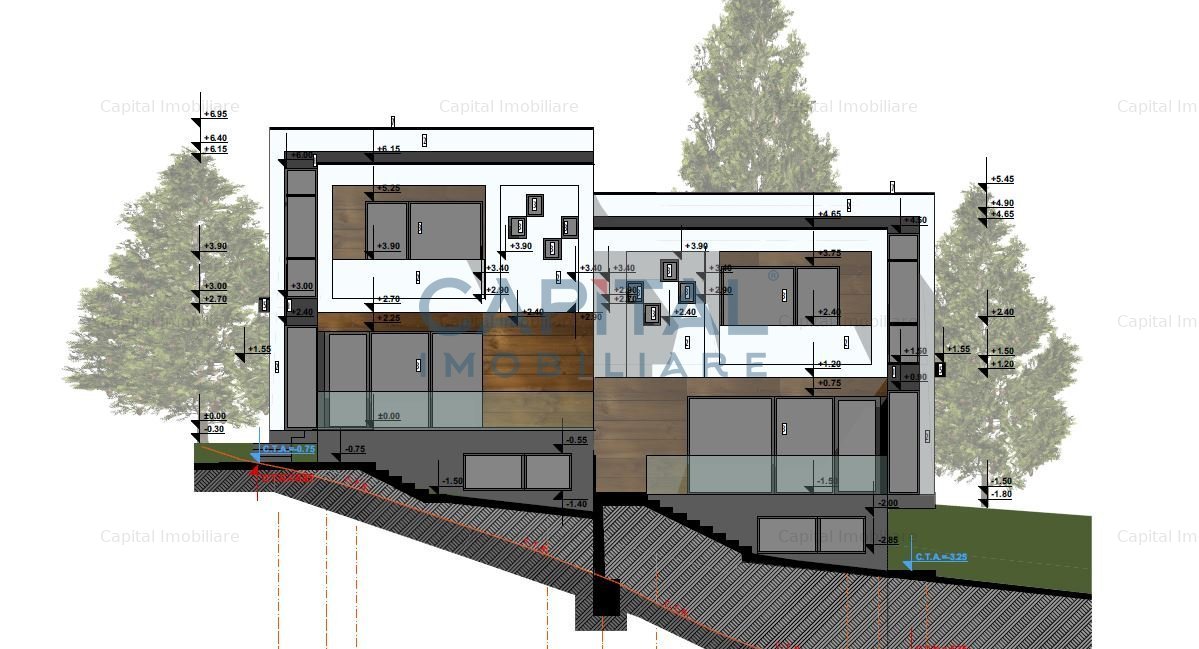 Proiect nou,zona Wonderland,182mp,terasa,3 balcoane,3 bai, 2 dressinguri, view! - imaginea 8