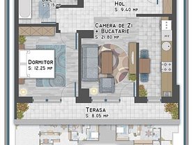 Apartament de vânzare 2 camere, în Bucuresti, zona 1 Decembrie 1918