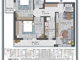 Apartament de vânzare 3 camere, în Bucuresti, zona 1 Decembrie 1918
