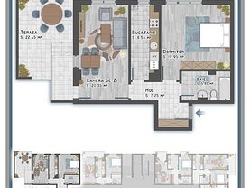 Apartament de vânzare 2 camere, în Bucuresti, zona 1 Decembrie 1918