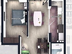 Apartament de vânzare 2 camere, în Floreşti