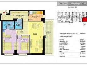 Apartament de vânzare 3 camere, în Bucuresti, zona Pipera