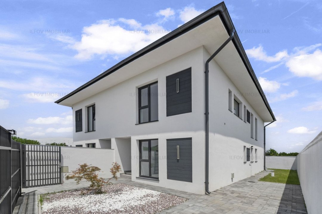 Casa tip duplex 134.6mp, lot225mp, 5 camere, toate utilitatile