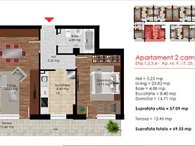 Apartament de vânzare 2 camere în Bucuresti, Berceni