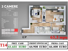 Apartament de vânzare 3 camere, în Bucuresti, zona Theodor Pallady