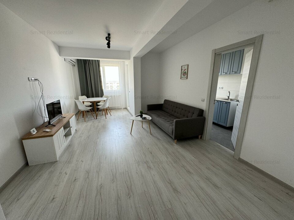 2 camere decomandat mobilat si utilat-Bloc nou locuit-Comision 0