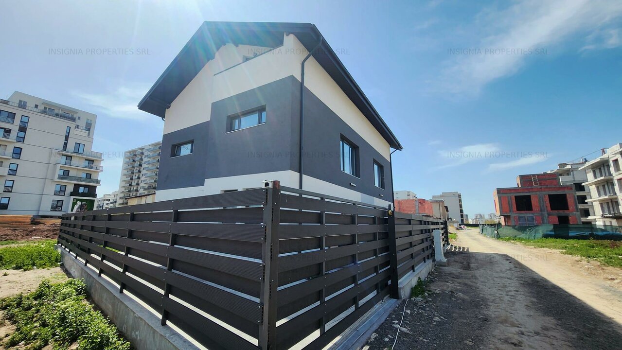 Casă tip duplex-zona Titan-P+1+M, 5 camere, 4 băi, 2 locuri parcare, 140 mp util