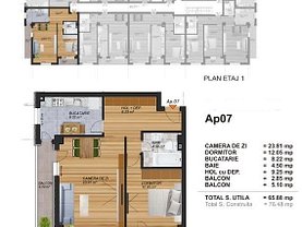 Apartament de vânzare 2 camere, în Bucureşti, zona Theodor Pallady