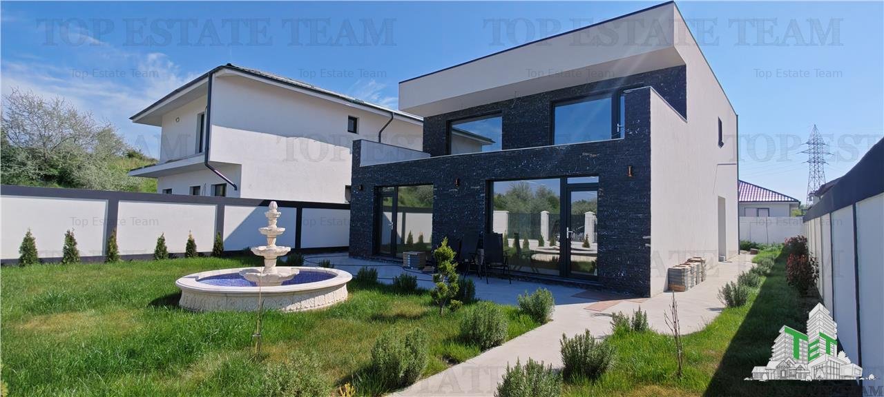 Vila premium 6 camere, 6 bai, curte 391mp, langa Parc, cu toate utilitatile si f