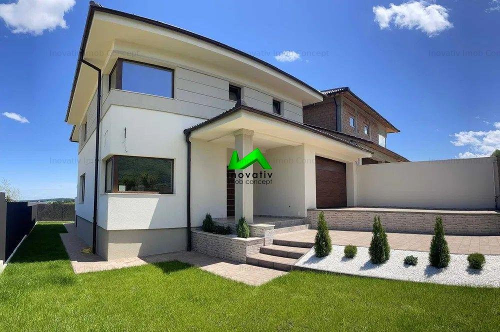 Casa lux de vanzare 4 camere garaj Sibiu Cisnadioara