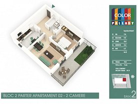 Apartament de vânzare 2 camere, în Bucureşti, zona Theodor Pallady