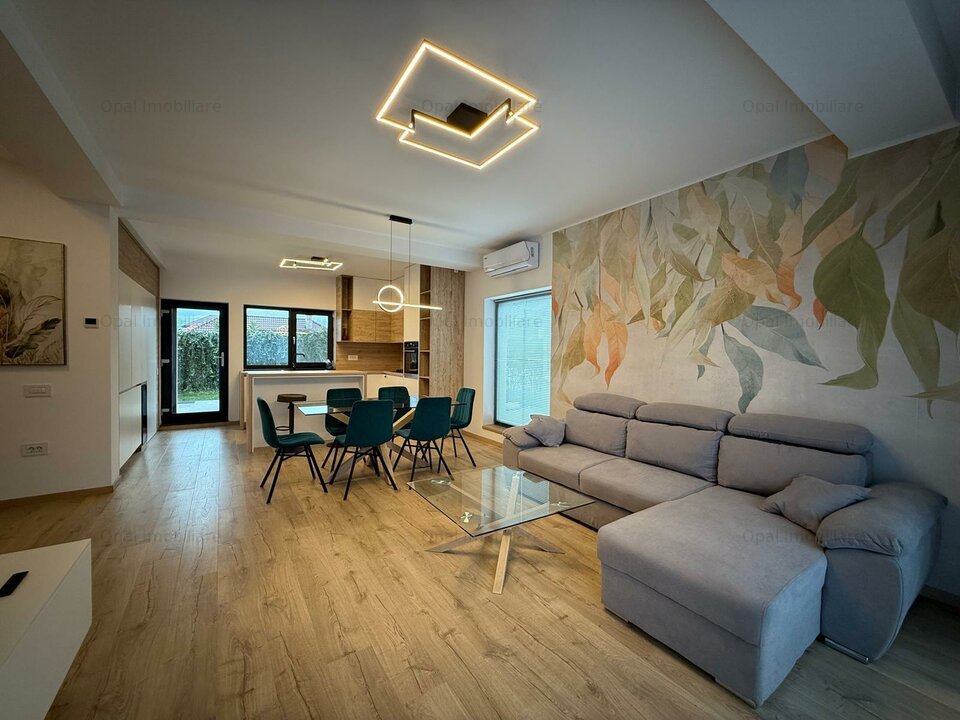 Ovidiu Vile, P+1, 120mp utili, 250 mp teren,  mobilat lux, 3 locuri de parcare