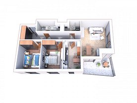 Apartament de vânzare 3 camere, în Cluj-Napoca, zona Central