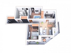 Apartament de vânzare 3 camere, în Cluj-Napoca, zona Andrei Mureşanu