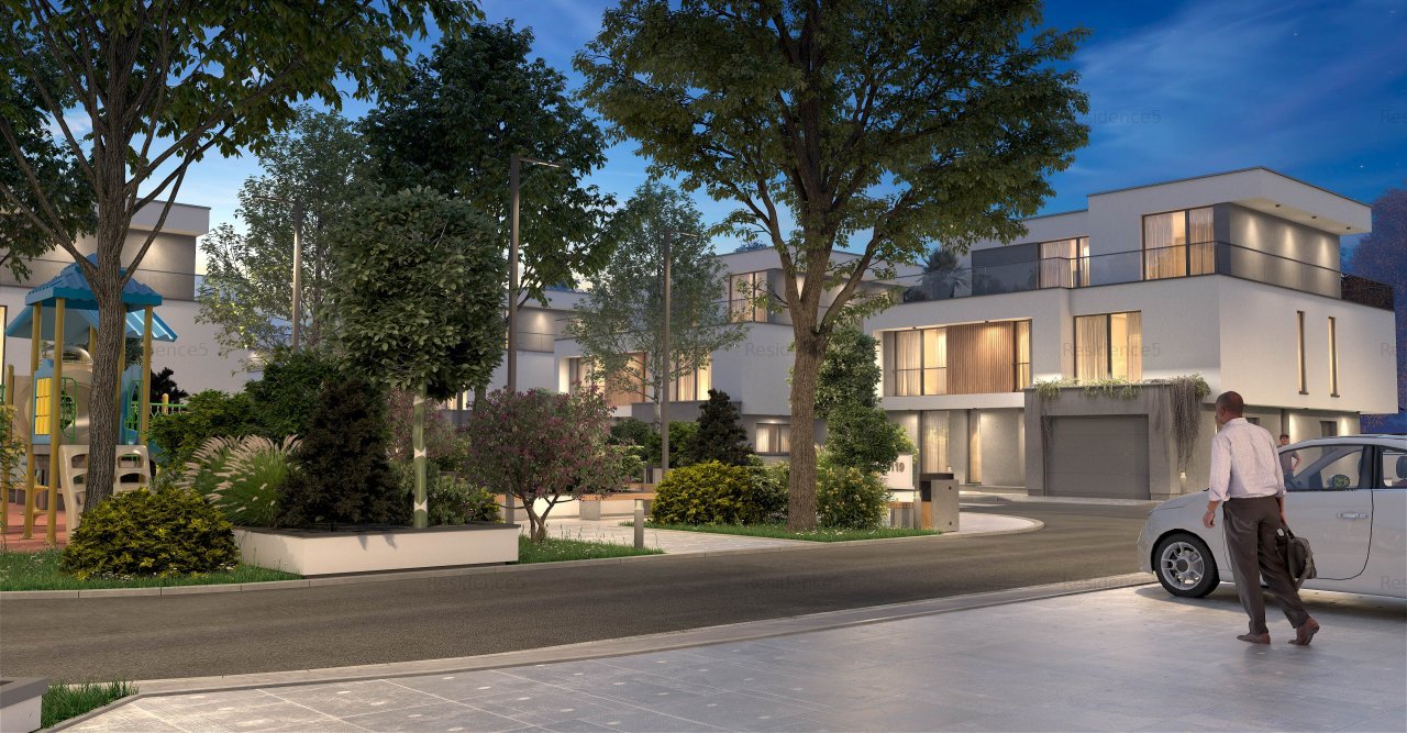 NEW Villa in quiet exclusive residential area | luxury project @ Baneasa forest - imaginea 15