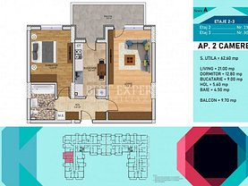 Apartament de vânzare 2 camere, în Bucuresti, zona Theodor Pallady
