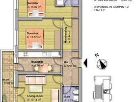 Apartament de vânzare 3 camere, în Dobroeşti