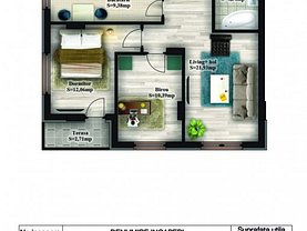 Apartament de vânzare 3 camere, în Chiajna