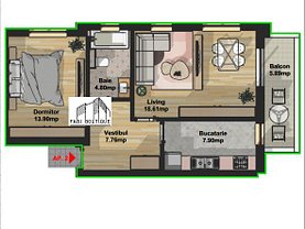 Apartament de vânzare 2 camere, în Bucureşti, zona Apărătorii Patriei