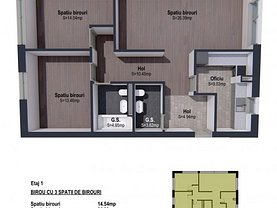 Apartament de vânzare 3 camere, în Cluj-Napoca, zona Iris