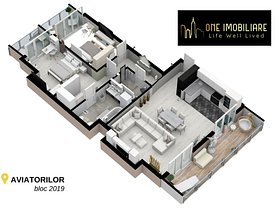 Apartament de vânzare 3 camere, în Bucuresti, zona Aviatorilor