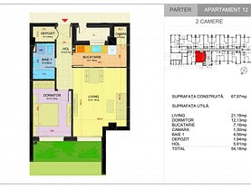 Apartament de vânzare 2 camere, în Bucuresti, zona Pipera