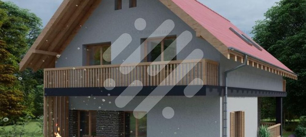 Vila deosebita cu un design superb, intr-o zona linistita si verde din Chinteni! - imaginea 0 + 1